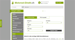 Desktop Screenshot of motoroel-direkt.ch